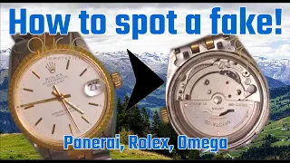 How to spot a fake watch, really not easy!