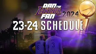 23-24 FULL SCHEDULE BREAKDOWN WITH DTLF!!!