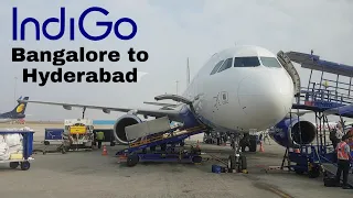 IndiGo 6E328 Bengaluru to Hyderabad Flight Review Travel Report | AirBus A320 | Rishabh Chatterjee