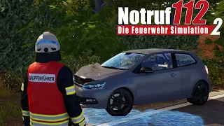 NOTRUF 112: Verkehrsunfall auf der Landstraße | Die Feuerwehr Simulation 2