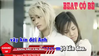 THÊM MỘT LẦN ĐAU | KARAOKE BEAT GỐC BÈ | HKT