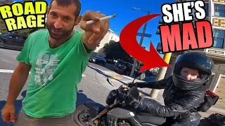 Stupid, Angry People Vs Bikers 2023 - Motorcycle vs Angry Man Road Rage