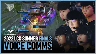 사냥.. 성공입니다 │ 2022 LCK Summer Finals Voice Comms [GEN vs T1]