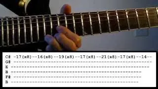 Killpop - SlipKnot - Guitar Solo Lesson -