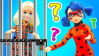 Puppen Video für Kinder mit Barbie und Ladybug | Magisches Schloss. Barbie wurde akumatisiert.