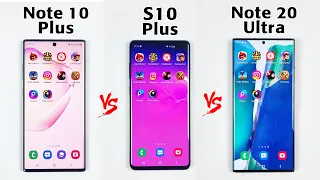 Samsung Note 10 Plus vs S10 Plus vs Note 20 Ultra SPEED TEST 2022 | Note 10+ is Still BEAST🔥