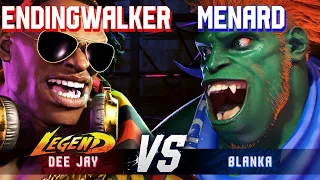 SF6 ▰ ENDINGWALKER (Dee Jay) vs MENARD (Blanka) ▰ High Level Gameplay