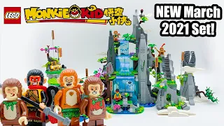 The Legendary Flower Fruit Mountain Review! New March 2021 LEGO Monkie Kid Set 80024