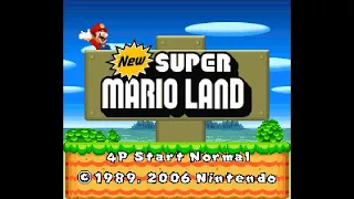 New Super Mario Land (SNES Homebrew) 4-Player Online Co-Op: Worlds 1-2