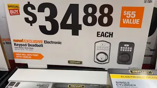 Watch this before you buy the $35 “exclusive” Defiant Electronic Lock from Home Depot