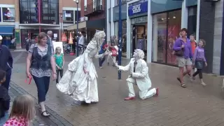 Living statues - Human statues in Assen