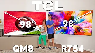 TCL 98" Showdown - QM8 vs R754