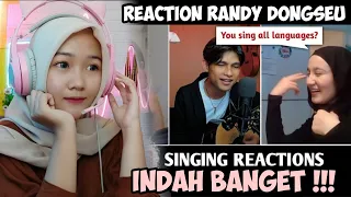 UKHTI IRAN SAMAII TERPANA MENDENGAR SUARA INDAH BANG RANDY DONGSEU || Reaction Randy Dongseu