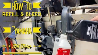 Yamaha Outboard Tilt Trim Broken - How to Add or Refill Your Yamaha Tilt and Trim Fluid