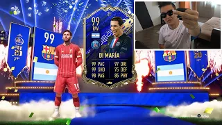 РЕАКЦИЯ ФИФЕРОВ НА ВЫПАДЕНИЕ ТРОЛЛЕЙ В ПАКЕ || MESSI IN A PACK || RONALDO IN A PACK