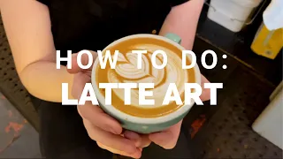 This is a latte art tutorial.