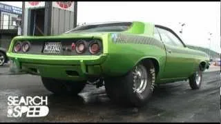 **Latest Entry**  Plymouth Cuda 9.790@135.28 Mph S4S League