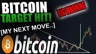 MY BITCOIN TARGET HAS BEEN REACHED! - This Is My Next Move + Altcoin Season