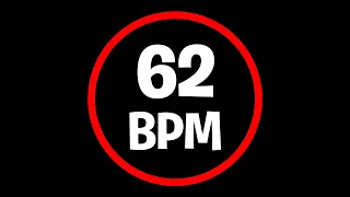 62 BPM - 4/4 - METRONOME - DRUMS CLICK TRACK