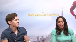 Tom Holland and Laura in Brazil