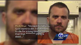 Man admits to strangling mother in haunting interview