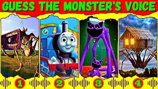 Guess Monster Voice MegaHorn, Thomas The Train, CatNap, Spider House Head Coffin Dance
