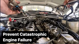 Replacing Injectors and Fuel Tank Breather Valve BMW M3 E90 E92 E93 Step By Step DIY