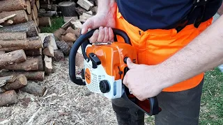 NEW Chainsaw Stihl MS180 FIRSTART!