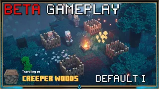 Minecraft Dungeons BETA Gameplay : Creeper Woods [ Default I ]