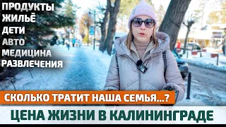 Сколько стоит жизнь в Калининграде? НАШИ РАСХОДЫ ЗА МЕСЯЦ: жильё, продукты, медицина, дети, авто