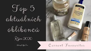 TOP 5  Aktuálních kosmetických oblíbenců - říjen 2020 || MakeupCoffeeFun