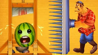 CRAZY Guillotine vs The Buddy Watermelon | Kick The Buddy