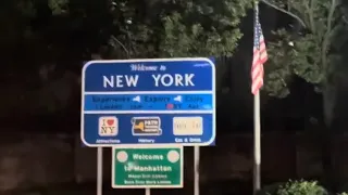 Driving Through The Lincoln Tunnel in New York City