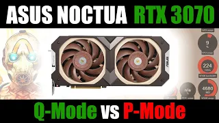 Asus RTX 3070 Noctua OC Edition | Quiet vs Performance BIOS