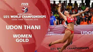 Women's Gold Medal: BRA vs RUS | FIVB Beach Volleyball U21 World Championships 2019 | Udon Thani