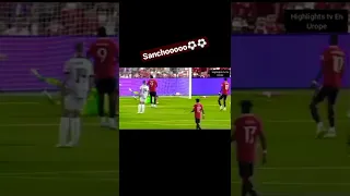 Manchester united vs Liverpool preseason. All angles Sancho goal #shorts #manchester #liverpool