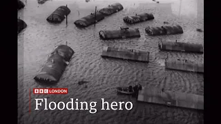 North Sea flood of 1953 - hero fisherman & 70 years on (Canvey Island) (UK) (2)