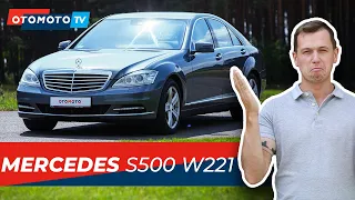 MERCEDES S500 W221 - złoty, a skromny! | Test OTOMOTO TV