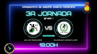 Aeh  Les Franqueses vs. Balonmano Hiessur Lauro