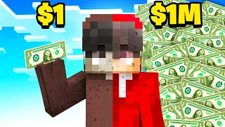 Cash's POOR To RICH Story In Minecraft!