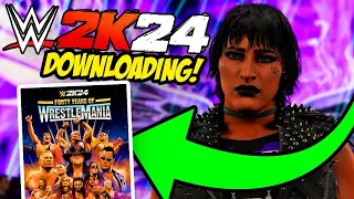 PRE-ORDERING AND DOWNLOADING WWE 2K24!