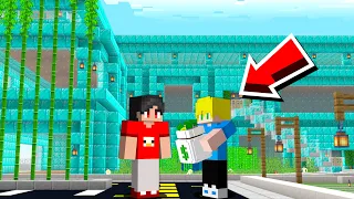 Dei R$1.000.000.000 para meu AMIGO no Minecraft!