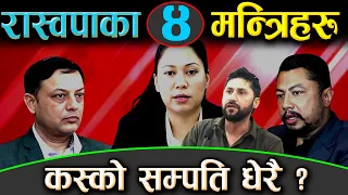 Rastriya Swatantra Party Minister  Property || Who is Most Richest | रास्वपाका मन्त्रीको सम्पत्ति