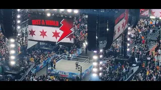 CM Punk entrance at AEW All In Wembley Stadium 27th August 2023