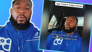 Man with 7 kids by 7 baby mamas refuses to take responsibility "I told you I ain't want NO KIDS!"