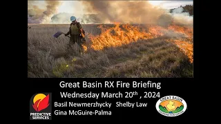 Great Basin Smoke Dispersion Briefing:  March 20 2024