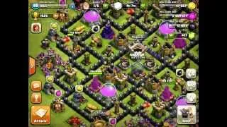 Clash of Clans 1.1 million resource raid before new loot system (TH9)