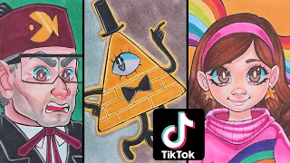 Drawing Gravity Falls Characters - Compilations by Lela