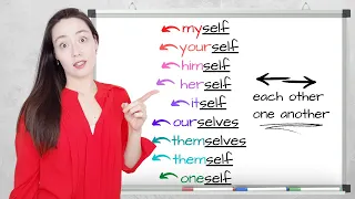 REFLEXIVE pronouns | EMPHATIC pronouns | RECIPROCAL pronouns - myself, yourself...