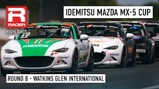 Mazda MX-5 Cup 2023 | Round 8 - Watkins Glen | Race Highlights